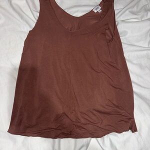 BKE Rich Brown Tank Top